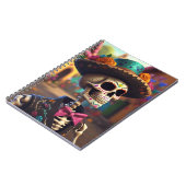 Dia de los Muertos Notizblock (Linke Seite)