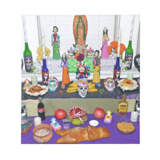 Dia de los Muertos Notizblock (Vorderseite)