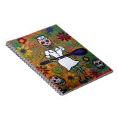 Dia de Los Muertos NURSE Notebook Notizblock (Rechte Seite)
