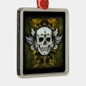 Dia De Los Muertos Ornament Aus Metall (Rechts)