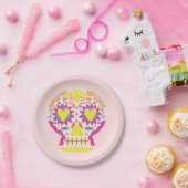 Dia de los Muertos Party Deco Pink Paper Teller (Party)