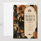 Dia De Los Muertos Party Einladung (Vorne/Hinten)