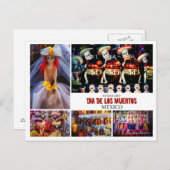 Día De Los Muertos, Patzcuaro, Mexiko Postkarte (Vorne/Hinten)