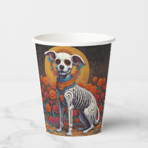 Dia De Los Muertos perro Pappbecher