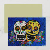 DIA DE LOS MUERTOS POSTCARD POSTKARTE (Vorne/Hinten)
