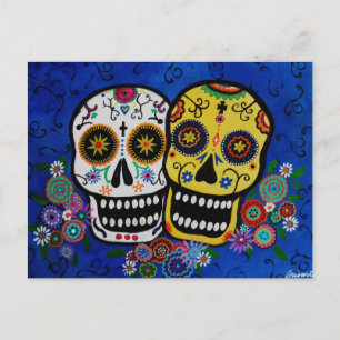 DIA DE LOS MUERTOS POSTCARD POSTKARTE