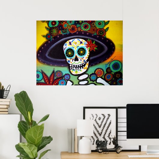Dia de los muertos poster (Heimbüro)