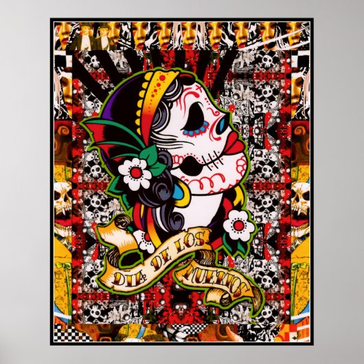 Dia De Los Muertos Poster (Vorne)