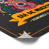 Dia De Los Muertos Poster (Ecke)