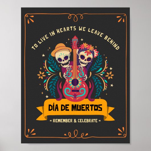 Dia De Los Muertos Poster (Vorne)