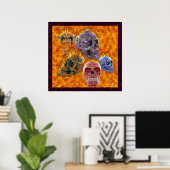 Dia de Los Muertos Poster (Heimbüro)