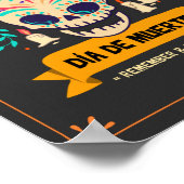 Dia De Los Muertos Poster (Ecke)