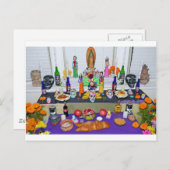 Dia de los Muertos Postkarte (Vorne/Hinten)
