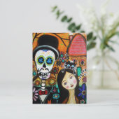 DIA DE LOS MUERTOS POSTKARTE (Stehend Vorderseite)