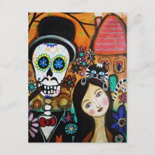 DIA DE LOS MUERTOS POSTKARTE