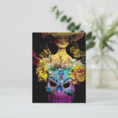 Día de los Muertos Postkarte (Stehend Vorderseite)