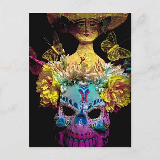 Día de los Muertos Postkarte (Vorderseite)