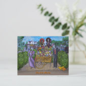 Dia de los Muertos Postkarte (Stehend Vorderseite)