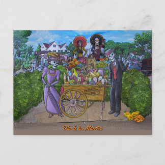 Dia de los Muertos Postkarte