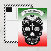 Dia de los muertos postkarte (Vorne/Hinten)