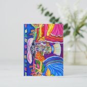 Día de los Muertos Postkarte (Stehend Vorderseite)