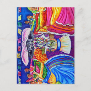 Día de los Muertos Postkarte