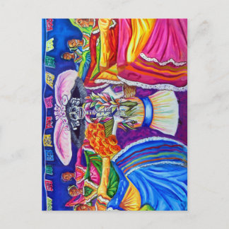 Día de los Muertos Postkarte