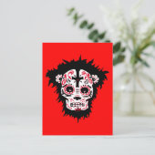 dia de los muertos postkarte (Stehend Vorderseite)