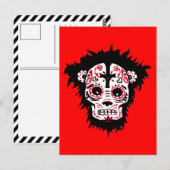 dia de los muertos postkarte (Vorne/Hinten)