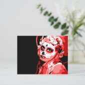 dia de los muertos postkarte (Stehend Vorderseite)
