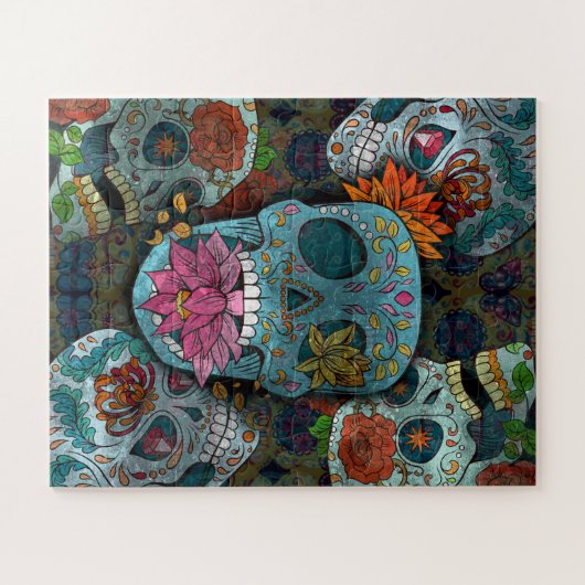 Dia De Los Muertos Puzzle (Horizontal)