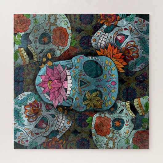 Dia De Los Muertos Puzzle (Horizontal)