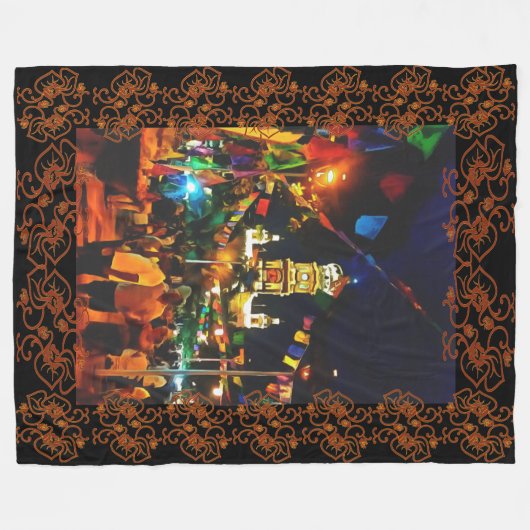 Dia de Los Muertos PV-190130 Fleece Blanket (Vorderseite (Horizontal))