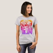 Día De Los Muertos, regenbogenfarben T-Shirt (Vorne ganz)