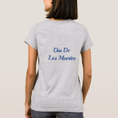 Día De Los Muertos, regenbogenfarben T-Shirt (Rückseite)