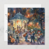 "Dia de los Muertos", Rhythmen der Feier Einladung (Vorne/Hinten)