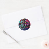 DIA DE LOS MUERTOS RUNDER AUFKLEBER (Umschlag)