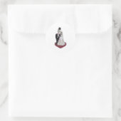 Dia de los Muertos Runder Aufkleber (Tasche)