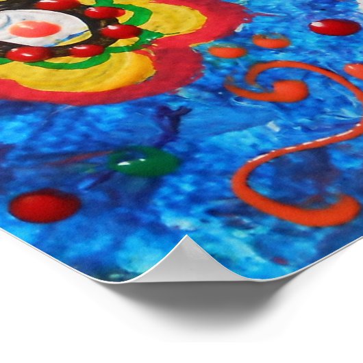 Dia de los Muertos Seepferd Poster (Ecke)