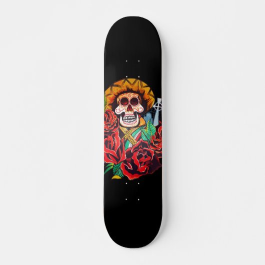 Dia de Los Muertos Skateboard (Vorne)