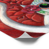 Dia de Los Muertos Skeleton Mariachi Trio Poster (Ecke)