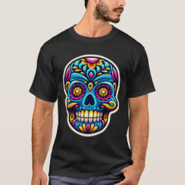 Dia de los Muertos skull 7 T-Shirt