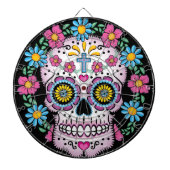 Dia de Los Muertos Skull Dartscheibe (vorne)