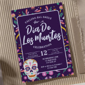 Dia De Los Muertos Skull Mexican Fiesta Einladung