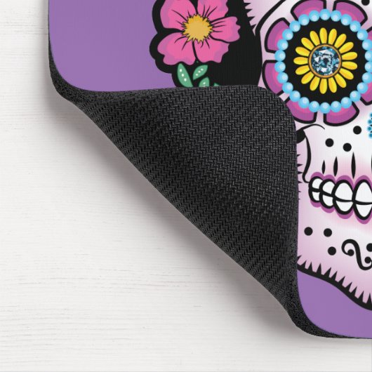 Dia de Los Muertos Skull Mousepad (Ecke)