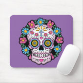 Dia de Los Muertos Skull Mousepad (Mit Mouse)
