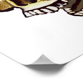 Dia de los Muertos skull Poster (Ecke)