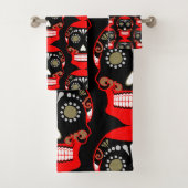 Día De Los Muertos Skull Print Badhandtuch Set (Insitu)
