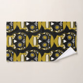 Día De Los Muertos Skull Print Badhandtuch Set (Handtuch)