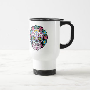 Dia de Los Muertos Skull Reisebecher